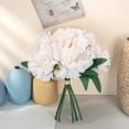 thumbnail image 5 of Fake Flowers with Vase, Silk Roses Artificial Flowers in Vase, Faux Flower Arrangement with Vase Suitable for Home Office Decoration, Dining Table Centerpiece, 5 of 7
