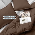 thumbnail image 4 of Juego de edredón Bare Home Cal King ultra suave color cocoa, 4 of 8