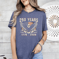 thumbnail image 4 of 250 Years Bald Eagle Wings Spread Vintage Flag Patriotic Tee 1776 2026, 4 of 6