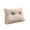 Beige, variant on Oh! Cozeii Triangle Back Support Pillow, Ergonomic Bed Pillow for Beds, Detachable Cover, Lumbar Support Pillow for Reading, Sofa, Dormitory, Machine Washable, Home Decor, 7.9x23.6x19.7 Inch