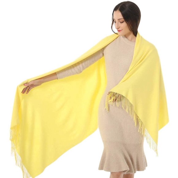 Bufanda tipo chal para mujer Desiderio, pashmina, cachemira, suave, idea de regalo, estola para boda o Navidad