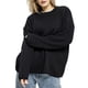 thumbnail image 2 of Suéter de Cuello Redondo para Mujer, Suéter de Punto Holgado e Informal de Larga para Otoño e Invierno. Negro L, 2 of 10
