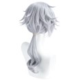 thumbnail image 3 of Peluca para cosplay sintética en capas cortas, gris plateado, 55 cm, 3 of 3