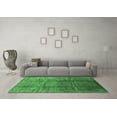 thumbnail image 3 of Ahgly Company Indoor Round Oriental Emerald Green Industrial Area Rugs, 8' Round, 3 of 4