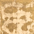 thumbnail image 1 of Ahgly Company Indoor Square Abstract Brown Modern Area Rugs, 8' Square, 1 of 4