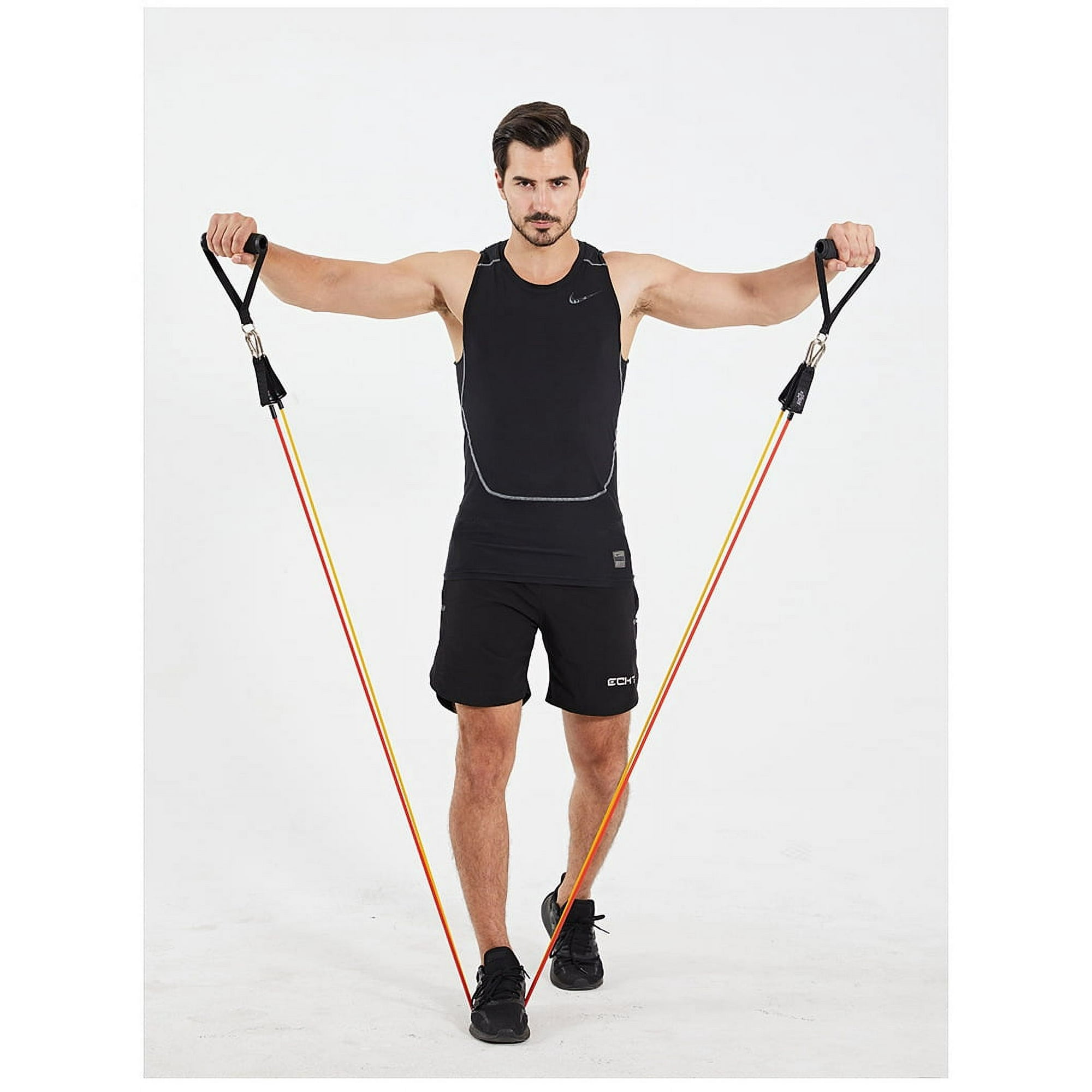 Resistance bands exercise bands fitness bands for men and women suitable for outdoor workouts Round buckle 150 lbs latex material D01 Walmart