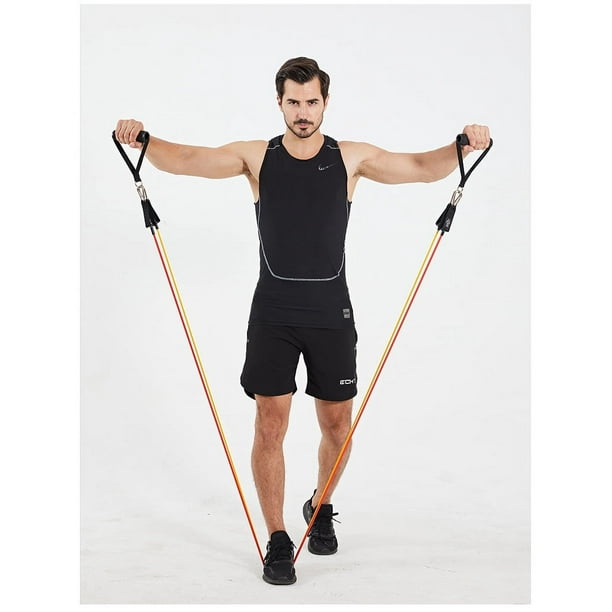 Resistance bands exercise bands fitness bands for men and women suitable for outdoor workouts round buckle 150lbs TPE material D01 Walmart