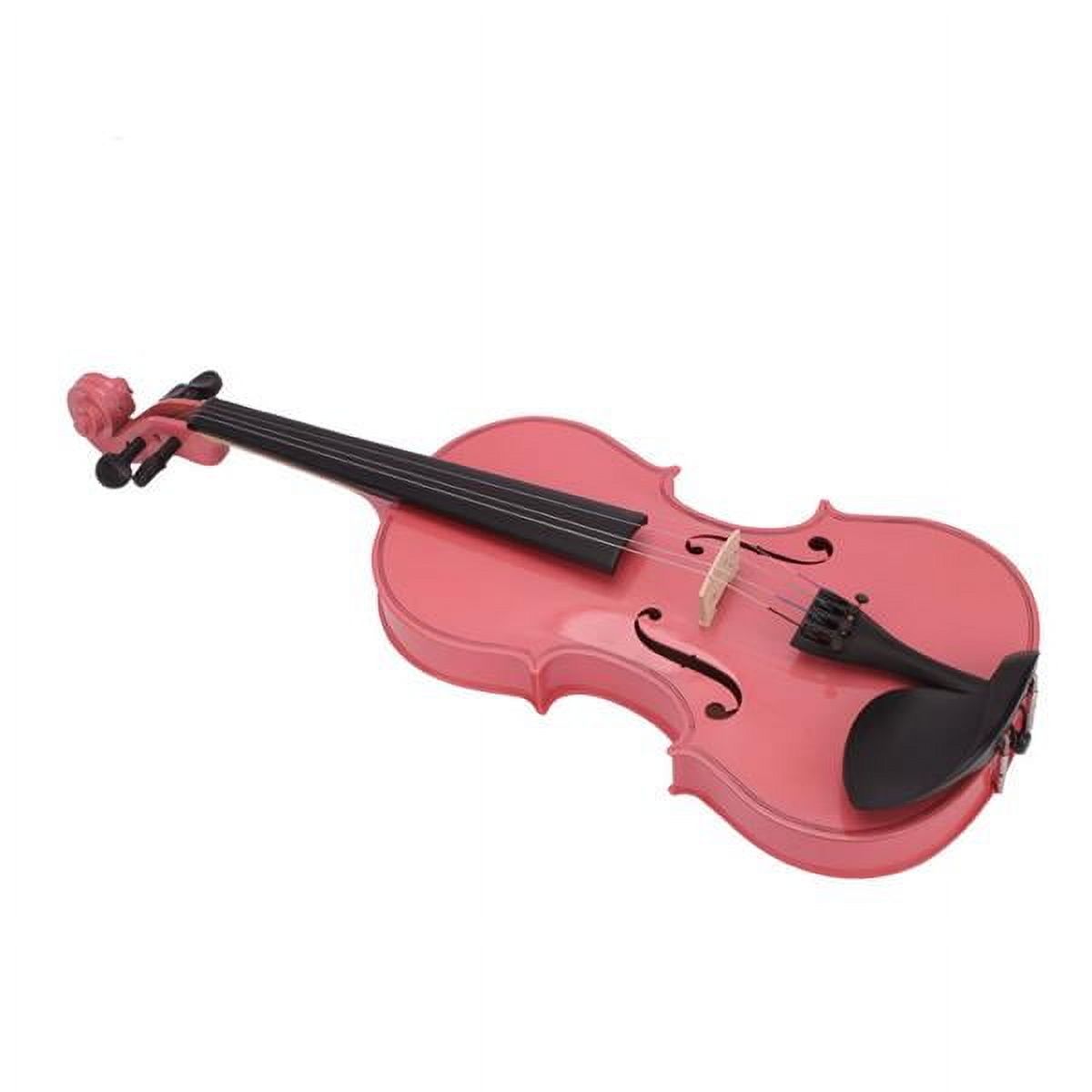 AsterOutdoor 4/4 Acoustic Violin Pink with Case photo 4