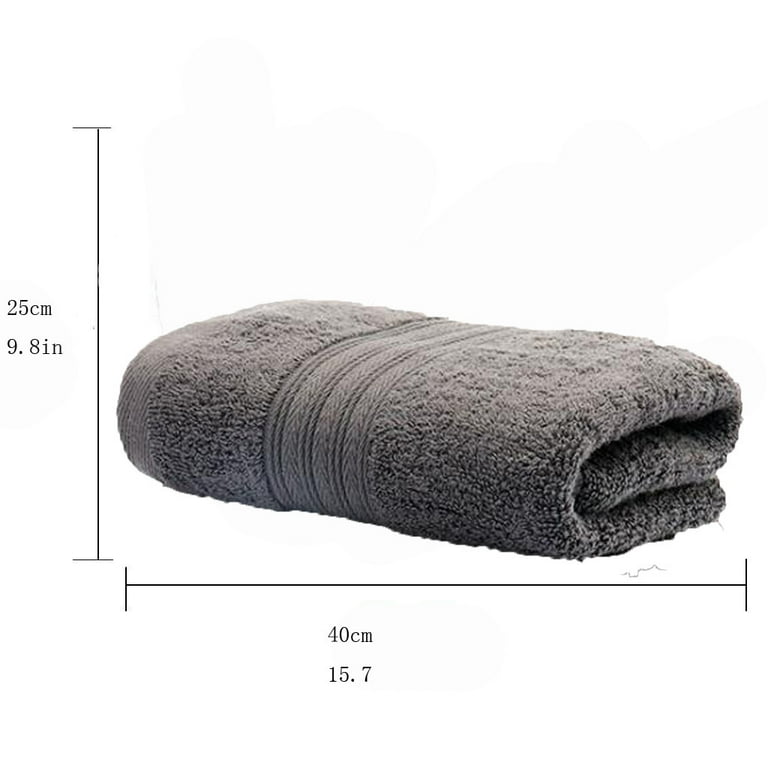 Njshnmn Black Towels Set of 6 Hand Towels Bulk Ultra Soft Thick