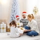 thumbnail image 3 of Árbol de Navidad Costway 180 cm Pino Artificial Blanco 340 Agujas PVC Base de Metal Plegable, 3 of 7