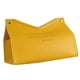 thumbnail image 2 of Elegante porta pañuelos triangular de cuero sintético para el rostro. Amarillo, 2 of 9