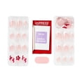 thumbnail image 6 of Kiss Impress Press On Nails French, ‘Hampton’, Red and White, Medium Almond, 30 Count, 6 of 12