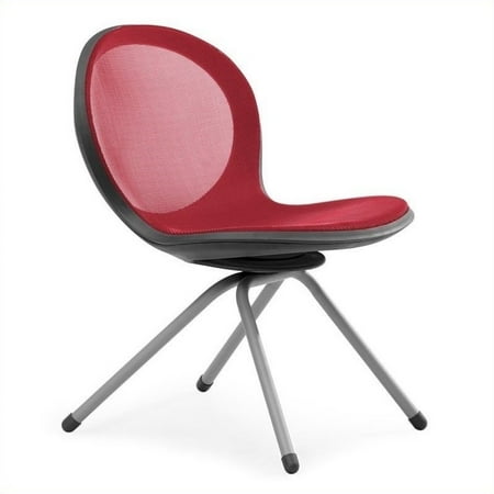 OFM Net 4 Legged Base Office Chair in Red Walmart