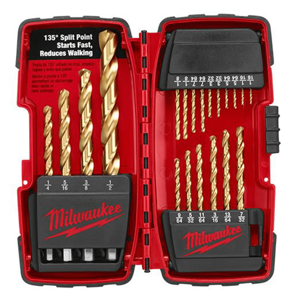 Milwaukee Tool THUNDERBOLT Titanium Drill Bit Set ‐ 20PC