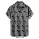 thumbnail image 3 of Camisas hawaianas de feliz Pascua para hombres, camisas con botones y estampado de huevos de conejo, camisas casuales de verano para fiestas en la playa, ropa para mujeres, 3 of 5