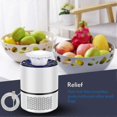 thumbnail image 2 of Electric Mosquito Killer Bug-Zapper UV Lamp Quiet Efficient Radiation-Free Insect Killer with Trap Lamp for Indoor Portable (White), 2 of 5