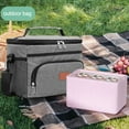 thumbnail image 4 of Bolsa de almuerzo a prueba de fugas de gran capacidad de 16L Picnic grande térmico Labymos  Bolsa de pícnic, 4 of 7