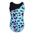 thumbnail image 1 of CHICTRY Kids Girls Cartoon Prints Gymnastics Leotard Dance Unitard,Sizes 4-14 Blue XS, 1 of 5
