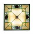 thumbnail image 4 of Meyda Tiffany 226770 Pinecone Ridge 4 Light 37" Wide Semi-Flush Ceiling Fixture - Bronze, 4 of 7