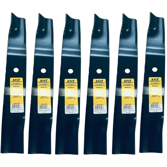 A&I XHT Non-Notched 112111-02 Mower Blade (Set of 6) - B1BC1208,6