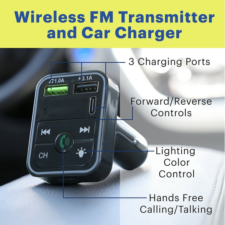 Transmetteur FM Bluetooth Car Kit main libre Xssive - XSS-FM8
