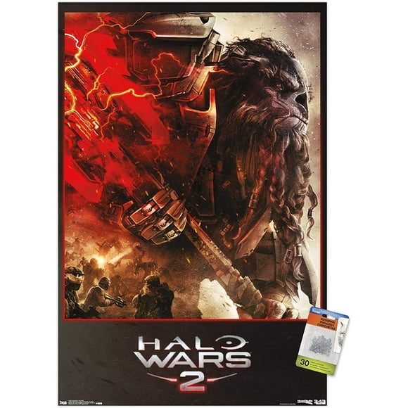 Halo: Halo Wars 2 - Face-Off Wall Poster with Push Pins