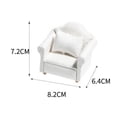 thumbnail image 4 of Muebles de Sofá Y Cojines de para Casa de 1/12, Juguetes de DIY, 4 of 9