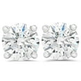 thumbnail image 1 of 1/3ct Excellent Cut Diamond Studs With Screw Backs 14k White Gold Lab Grown, 1 of 4