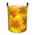 thumbnail image 6 of Lsque 3D Sunflowers pattern Laundry Hamper Basket, Tall Woven Rope Hamper Basket for Clothes, Lightweight Storage Basket, Collapsible Waterproof-Small, 6 of 8