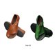 thumbnail image 4 of Jumpingount 1 par de sandalias Vintage para mujer, zapatos cómodos de cuero con punta abierta para mujer, calzado informal plano transpirable a la moda para Calzado Marrón Jumpingount AP012049-01, 4 of 6
