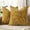 Mustard Yellow, variant on SUSIELADY Chenille Throw Pillow Covers 18x18 Set of 2, Thick Textured Slubby Couch Pillow Covers, Farmhouse Modern Neutral Decorative Pillow Cases for Sofa, Bed, or Living Room, Chocolate