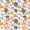 Navy Peach, variant on Erosebridal Cute Daisy Twin Quilt Set, Rainbow Blossom Twin Coverlet Set, Stars Reversible, Sky Daisy, 2-Piece (1 Bedspread and 1 Pillowcase)