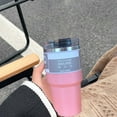 thumbnail image 5 of 30oz Stainless Steel Car Mug Thermal Insulated Coffee Tumbler Large Capacity Travel Mug for Hot Cold Beverages 890ml, 5 of 8