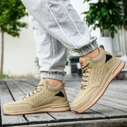 Composite Toe Safety Shoes for Men Women Lightweight Work Sneakers Leather Industrial Boots