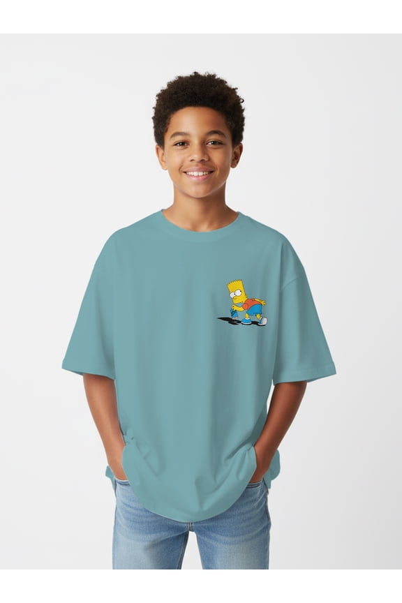, Boys' Elevated Front and Back Graphic T-Shirt, Bad Boy Spray, Sizes 4-18