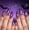 A2, variant on Buy 2 Get 1 Free Medium Square Halloween Press On Nails, 24PCS Orange Pumpkin Gold Glitter Fake Nail Set with Jelly Glue Tabs Nail File Buffer for Ladies Holiday Manicure