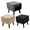 Beige+Black+Deep Black, variant on Seat Mate The Ultimate Pet Friendly Multi Functional Ottoman Ramp with Frame and Ergonomic Design, Cat Dog Steps Ramp Pet Steps （with a 0wala Cup )