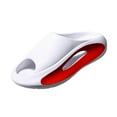thumbnail image 3 of thinsony Unisex Slippers Comfortable Open Toe Sandals Shower Bathroom EVA Sandals White 40 41, 3 of 9