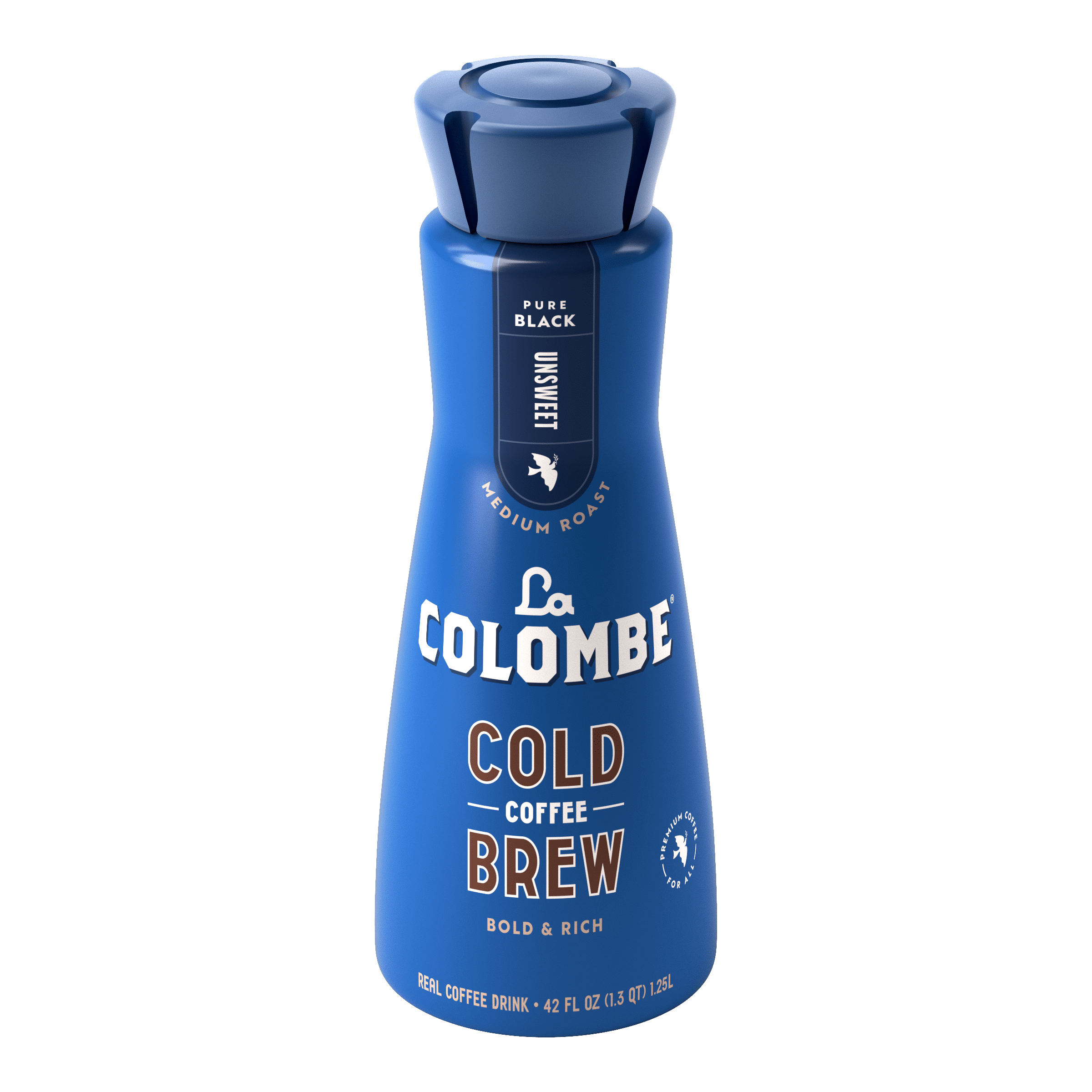 La Colombe Unsweetened Medium Roast Cold Brew Coffee, 42 fl oz Bottle