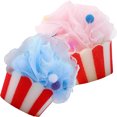 thumbnail image 4 of 2 Pcs Balles de Bain en Forme de Crème Glacée, Balles de Douche en Filet, Balles à Récurer, 4 of 8