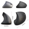 thumbnail image 3 of Hxsj T29 Souris Sans Fil Bluetooth 3.0 Design Ergonomique Vertical 2400dpi, 3 of 3