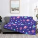 thumbnail image 2 of Fotbe Space Manta de Franela con Estampado, Manta Ultrasuave para Cama, Sofá, Auto, Hipoalergénica y Antibolitas-60"x50", 2 of 6