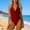 A821 Red, variant on One Piece Swimsuits for Women Built-in Bra Halter V Neck Bathing Suit Cross Front Ruched Tummy Control Monokini Backless Flattering Swimwear