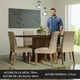 thumbnail image 4 of Juego de Comedor Mesa Tablero de Madera 6 Sillas Marrón/Negro/Imperial Renata Madesa, 4 of 6