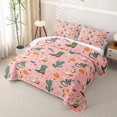 thumbnail image 3 of Erosebridal Western Cowgirl Boot Quilt King, Cactus Plant King Coverlet Set, 3-Piece, 3 of 7