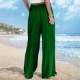 thumbnail image 6 of SELONE Green Palazzo Pants for Women Plus Size Tall Workout Pants with Pockets Wide Leg Full Length Loose Casual Long Workout Pants for Work out Solid Yoga Lightweight L Tall Breathable Gym Clothes, 6 of 6