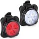 thumbnail image 3 of Juego de luces LED para bicicleta ZEIMA, luz para bicicleta recargable USB, luz para bicicleta, luz para bicicleta, luz trasera, luces para bicicleta recargables con 5 modos de parpadeo, 2 cables USB Zhivalor LN-0363, 3 of 7