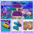 thumbnail image 4 of Kit de papelera sensorial BEIREG Mermaid con 1 kg de arena, castillo y marina, 4 of 9