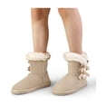 thumbnail image 7 of Pennysue Women Fashion Winter Boots Sand Mid-Calf Faux-Fur Lining Snow Boots 8M, 7 of 7