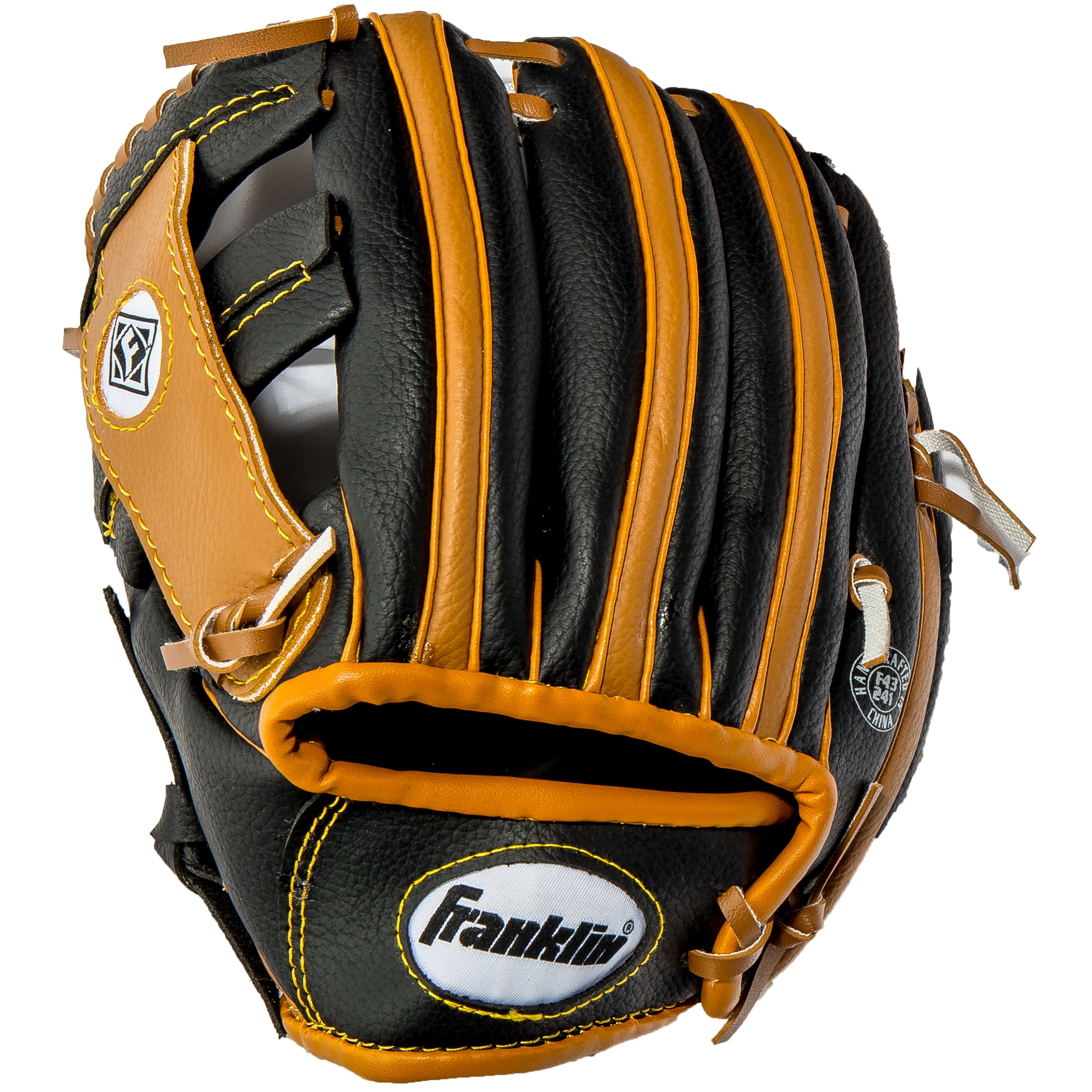 Franklin Sports 9.5" RTP Series Baseball Glove, Left Hand Throw, with